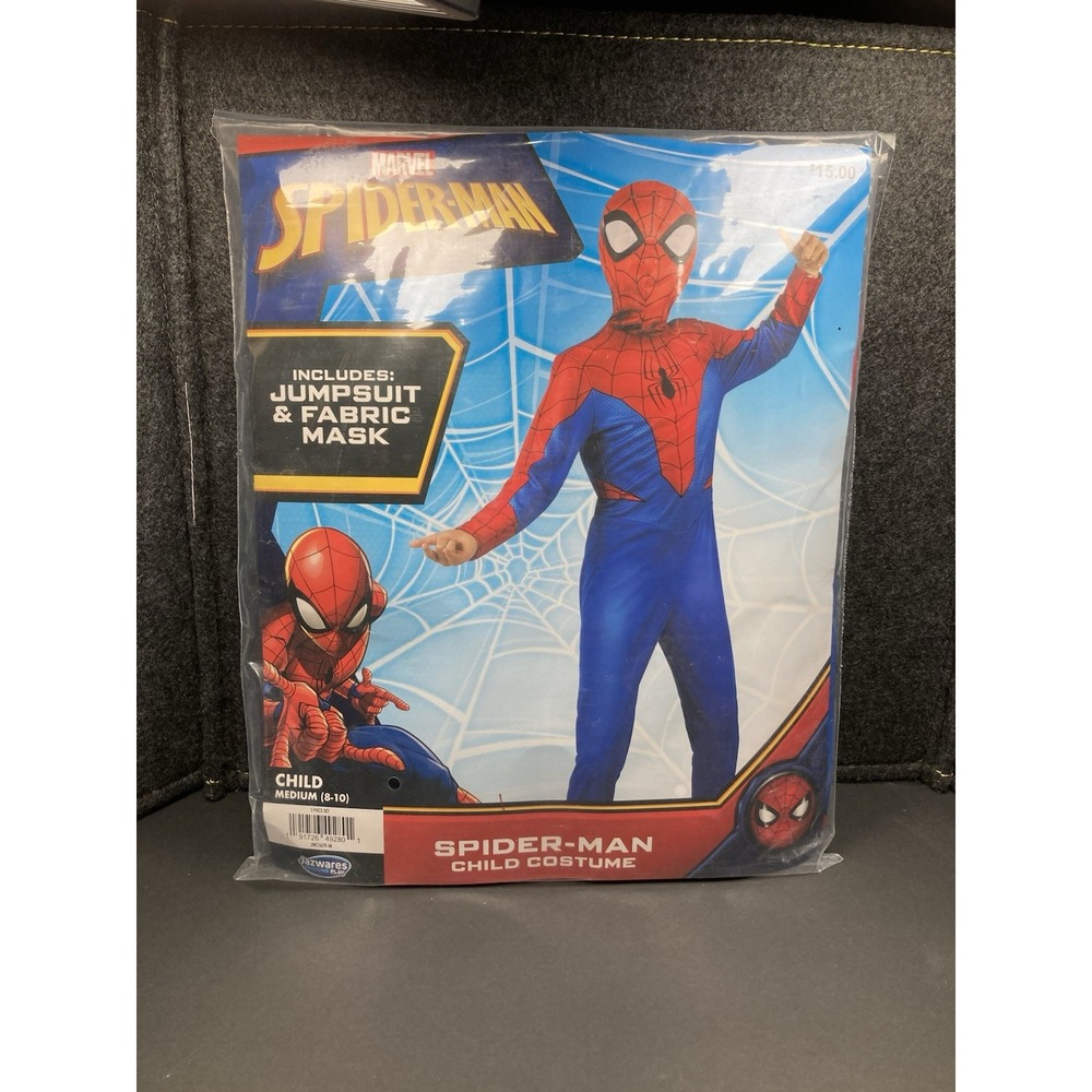 Marvel Spider-Man Child Costume Medium 8-10 BRAND New with Tags